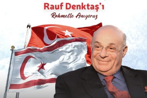 Kıbrıs'ın kurucu Cumhurbaşkanı Rauf Denktaş'ı ölüm yıldönümünde rahmet ve minnetle anıyoruz.