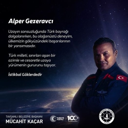 Uzayın sonsuzluğunda Türk bayrağı dalgalanırken, bu olağanüstü deneyim, ülkemizin gökyüzündeki başarılarının bir yansımasıdır.