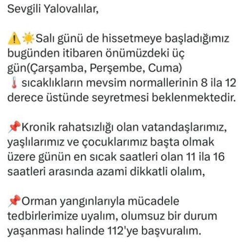 Lütfen Tedbiri Elden Bırakmayalım