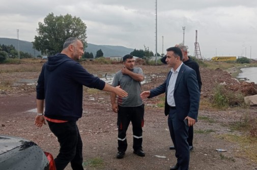 Belediye başkanımız Sayın Mücahit Kaçar mini futbol sahası ve terfi istasyonu saha çalışmalarını yerinde inceledi.