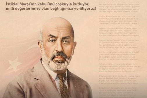 İstiklal Marşı'nın kabulünü coşkuyla kutluyor, milli değerlerimize olan bağlılığımızı yeniliyor, Milli şairimiz Mehmet Akif Ersoy’u rahmetle anıyoruz!